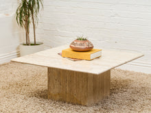 Load image into Gallery viewer, Travertine Coffee Table
