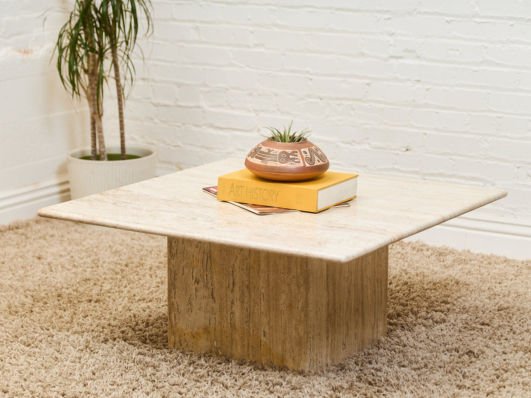 Travertine Coffee Table