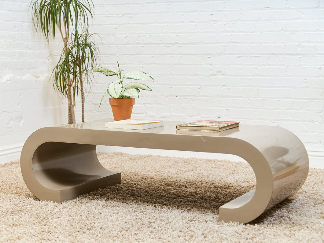 Lacquered Waterfall Coffee Table