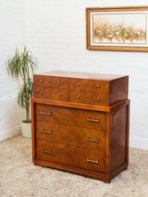 Load image into Gallery viewer, French Walnut Mid Century Dresser
