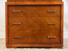 Load image into Gallery viewer, French Walnut Mid Century Dresser
