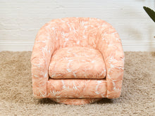 Load image into Gallery viewer, Peach Palm Leaf Pleated Chair
