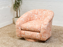 Load image into Gallery viewer, Peach Palm Leaf Pleated Chair
