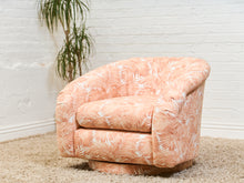 Load image into Gallery viewer, Peach Palm Leaf Pleated Chair

