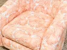 Load image into Gallery viewer, Peach Palm Leaf Pleated Chair

