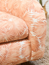 Load image into Gallery viewer, Peach Palm Leaf Pleated Chair
