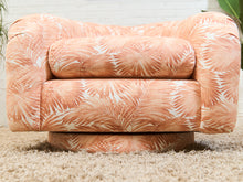 Load image into Gallery viewer, Peach Palm Leaf Pleated Chair
