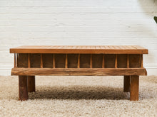 Load image into Gallery viewer, Rustic Handcrafted Teak Coffee Table
