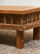 Load image into Gallery viewer, Rustic Handcrafted Teak Coffee Table
