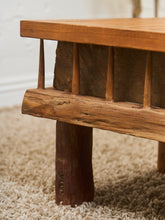 Load image into Gallery viewer, Rustic Handcrafted Teak Coffee Table
