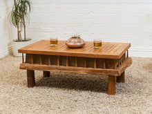 Load image into Gallery viewer, Rustic Handcrafted Teak Coffee Table
