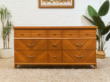Load image into Gallery viewer, Chevron 1950’s Mahogany dresser
