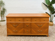 Load image into Gallery viewer, Chevron 1950’s Mahogany dresser
