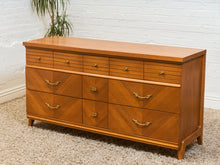 Load image into Gallery viewer, Chevron 1950’s Mahogany dresser
