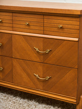 Load image into Gallery viewer, Chevron 1950’s Mahogany dresser
