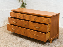 Load image into Gallery viewer, Chevron 1950’s Mahogany dresser
