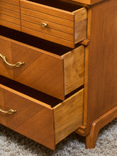 Load image into Gallery viewer, Chevron 1950’s Mahogany dresser

