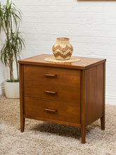 Load image into Gallery viewer, 3 Drawer Lowboy Dresser with Roped Hardware
