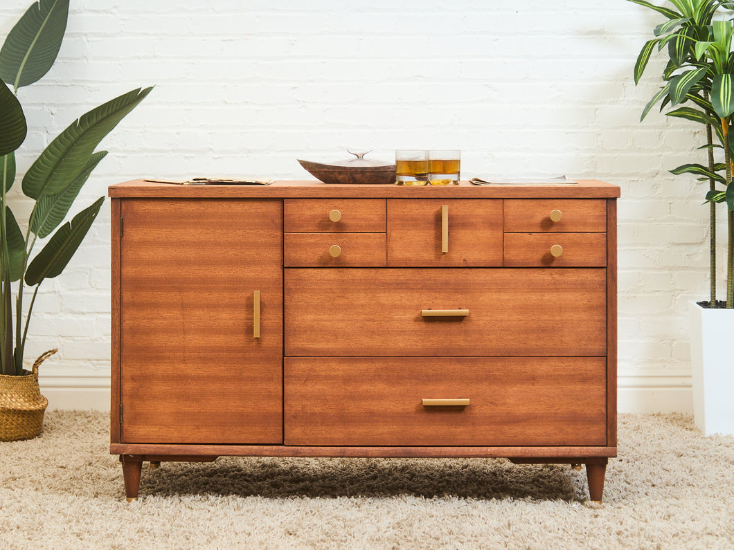 Mahogany 1960s Vintage Dresser