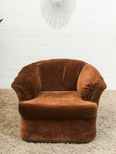 Load image into Gallery viewer, 1970’s Rust Vintage Club Chair
