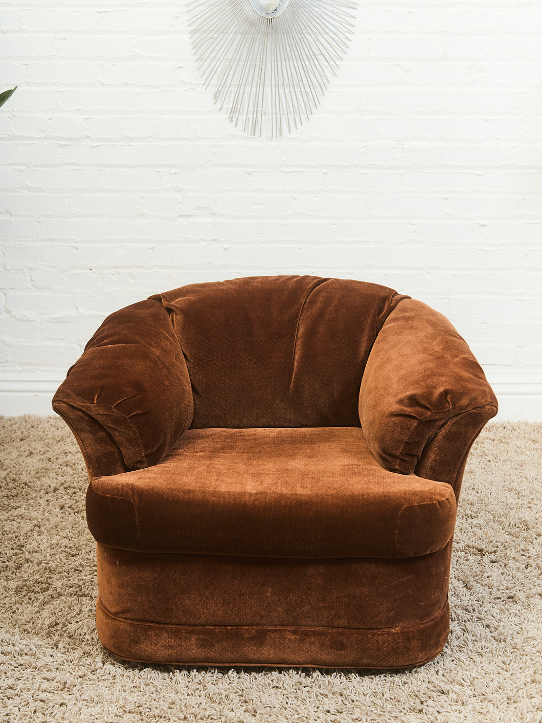 1970’s Rust Vintage Club Chair