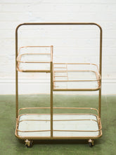 Load image into Gallery viewer, 3 Level Rose Gold Barcart
