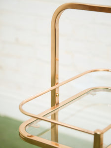 3 Level Rose Gold Barcart