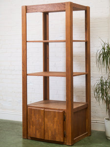 Boho Oak Shelves Lou Hodges w/ File Organizer