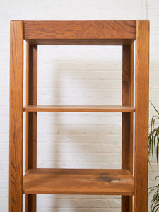 Boho Oak Shelves Lou Hodges w/ File Organizer