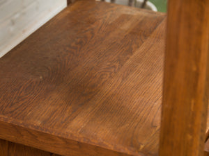 Boho Oak Shelves Lou Hodges w/ File Organizer