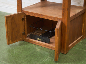 Boho Oak Shelves Lou Hodges w/ File Organizer
