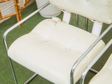 Load image into Gallery viewer, Rare Set Of 4 Guido Faleschini Tucroma Leather Italian Chairs For Mariani Pace
