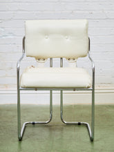 Load image into Gallery viewer, Rare Set Of 4 Guido Faleschini Tucroma Leather Italian Chairs For Mariani Pace
