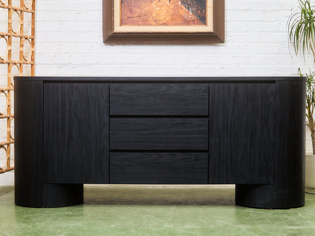 Milan Credenza in Black