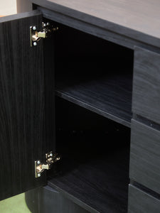 Milan Credenza in Black