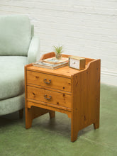 Load image into Gallery viewer, Pine 1970’s Western Nightstand
