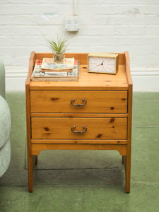 Pine 1970’s Western Nightstand