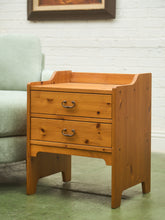 Load image into Gallery viewer, Pine 1970’s Western Nightstand
