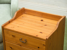 Load image into Gallery viewer, Pine 1970’s Western Nightstand
