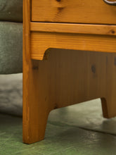 Load image into Gallery viewer, Pine 1970’s Western Nightstand
