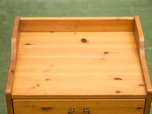 Load image into Gallery viewer, Pine 1970’s Western Nightstand
