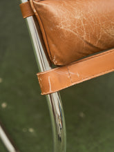 Load image into Gallery viewer, Chrome Ribbed Lounge Chair
