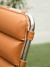 Load image into Gallery viewer, Chrome Ribbed Lounge Chair
