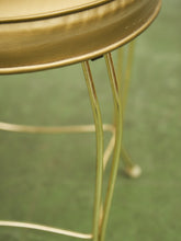 Load image into Gallery viewer, Vintage 1960’s Gold Vanity Stool
