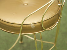 Load image into Gallery viewer, Vintage 1960’s Gold Vanity Stool
