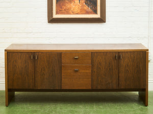 Teak Vintage Sideboard with Large Drawers