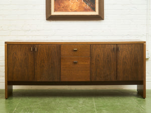Teak Vintage Sideboard with Large Drawers