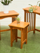 Load image into Gallery viewer, Set of 3 Craftsmen Style Nesting Tables

