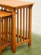 Load image into Gallery viewer, Set of 3 Craftsmen Style Nesting Tables
