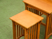 Load image into Gallery viewer, Set of 3 Craftsmen Style Nesting Tables
